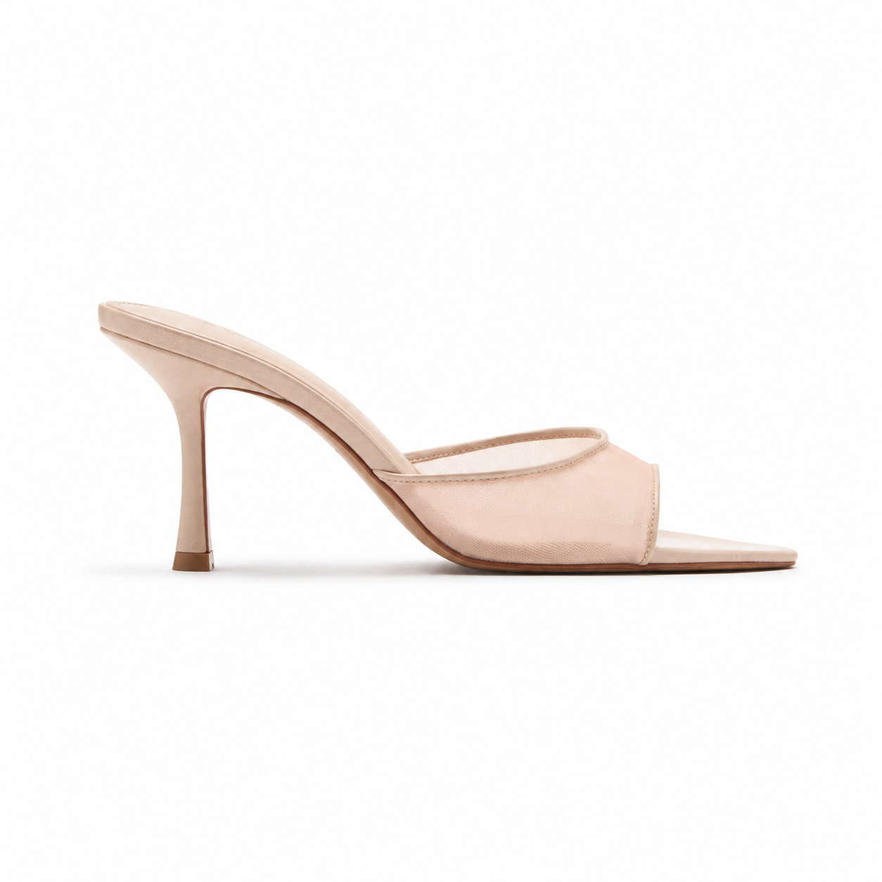 Velora Noir Mesh Heels