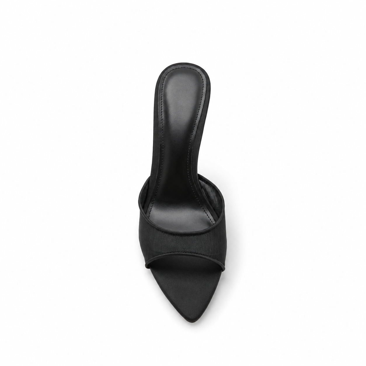 Velora Noir Mesh Heels